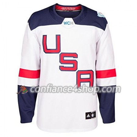 Adidas Maillot de Hockey États-Unis Blank Coupe du monde de hockey sur glace 2016 Blanc Premier - Homme